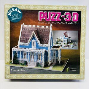 Vtg Puzz-3D Catherine Victorian House 3 Dimensional Jigsaw Puzzle